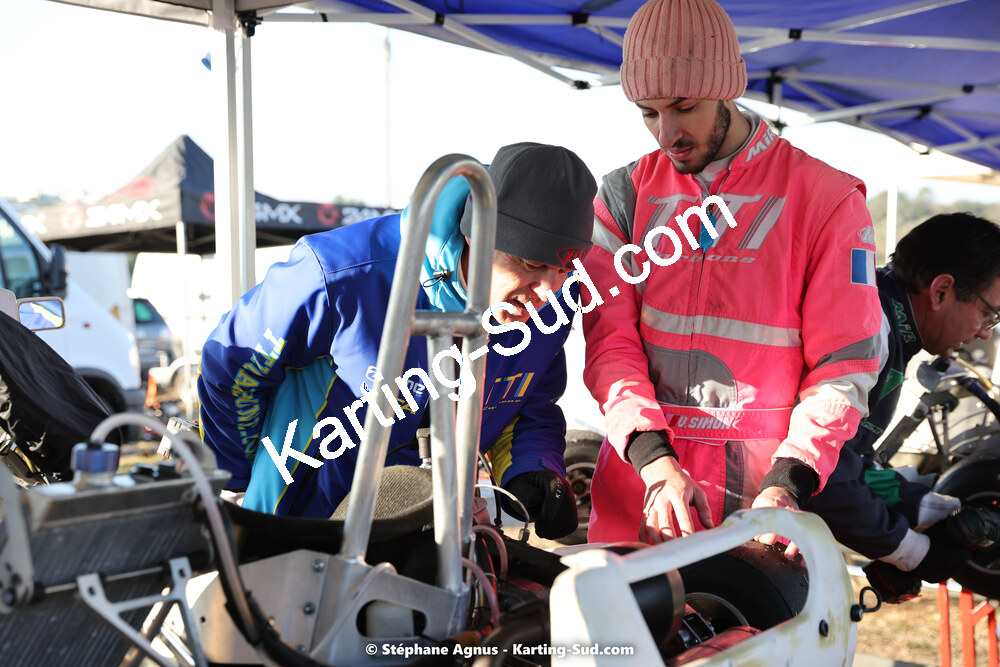 Vincent SIMON — 12/02/2023 : Les Rencontres Elceka Printemps à Grabels (photos Stéphane Agnus) 2023 — karting