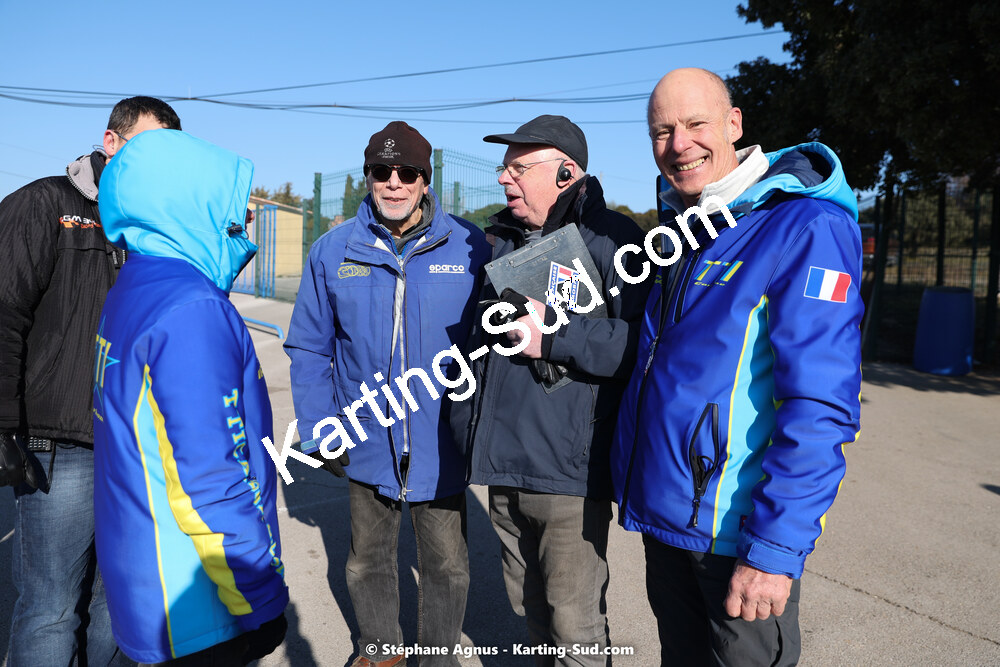 Dominique TIERCELIN, Georges NOTO, Patrice AGNUS — 12/02/2023 : Les Rencontres Elceka Printemps à Grabels (photos Stéphane Agnus) 2023 — karting