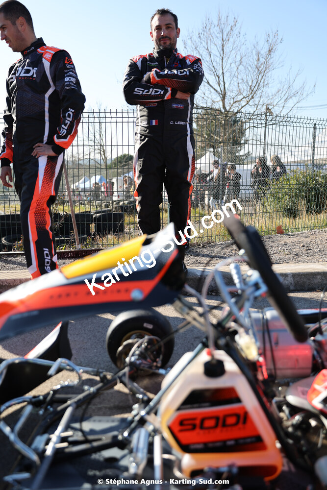 Grégory LEDER — 12/02/2023 : Les Rencontres Elceka Printemps à Grabels (photos Stéphane Agnus) 2023 — karting