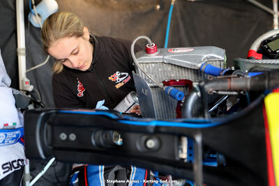 Laura BOURGUET — 04 & 05/03/2023 : 1ère manche du Championnat du Sud à Alès (photos Stéphane Agnus) 2023 — karting