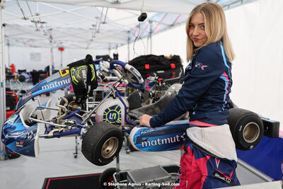 Lola POLICAND — 04 & 05/03/2023 : 1ère manche du Championnat du Sud à Alès (photos Stéphane Agnus) 2023 — karting