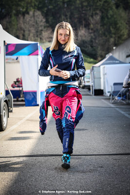 Lola POLICAND — 04 & 05/03/2023 : 1ère manche du Championnat du Sud à Alès (photos Stéphane Agnus) 2023 — karting