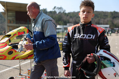 Louka MICHEL — 04 & 05/03/2023 : 1ère manche du Championnat du Sud à Alès (photos Stéphane Agnus) 2023 — karting