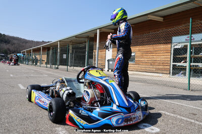 Yohan SOGUEL — 04 & 05/03/2023 : 1ère manche du Championnat du Sud à Alès (photos Stéphane Agnus) 2023 — karting