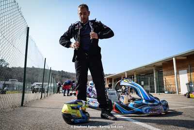 Sébastien ANDRES — 04 & 05/03/2023 : 1ère manche du Championnat du Sud à Alès (photos Stéphane Agnus) 2023 — karting