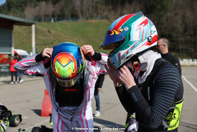 Ethan GIALDINI — 04 & 05/03/2023 : 1ère manche du Championnat du Sud à Alès (photos Stéphane Agnus) 2023 — karting