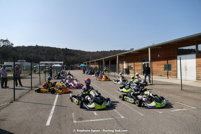 04 & 05/03/2023 : 1ère manche du Championnat du Sud à Alès (photos Stéphane Agnus) 2023 — karting