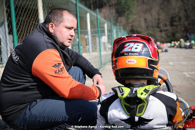 Stéphane BOUJAREL, Tom BOUJAREL — 04 & 05/03/2023 : 1ère manche du Championnat du Sud à Alès (photos Stéphane Agnus) 2023 — karting