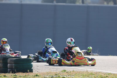 Louka MICHEL — 04 & 05/03/2023 : 1ère manche du Championnat du Sud à Alès (photos Stéphane Agnus) 2023 — karting