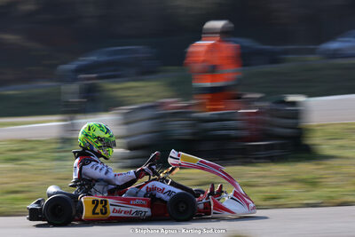 Sacha CATALA — 04 & 05/03/2023 : 1ère manche du Championnat du Sud à Alès (photos Stéphane Agnus) 2023 — karting