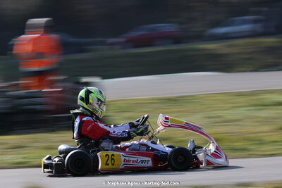 Quentin PAGES — 04 & 05/03/2023 : 1ère manche du Championnat du Sud à Alès (photos Stéphane Agnus) 2023 — karting