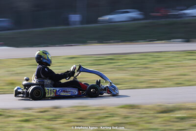 Sébastien ANDRES — 04 & 05/03/2023 : 1ère manche du Championnat du Sud à Alès (photos Stéphane Agnus) 2023 — karting