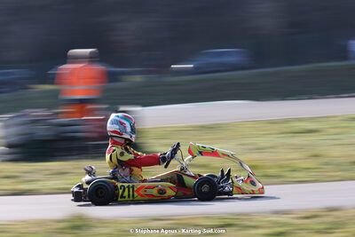 Ethan GIALDINI — 04 & 05/03/2023 : 1ère manche du Championnat du Sud à Alès (photos Stéphane Agnus) 2023 — karting