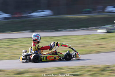 Ethan GIALDINI — 04 & 05/03/2023 : 1ère manche du Championnat du Sud à Alès (photos Stéphane Agnus) 2023 — karting