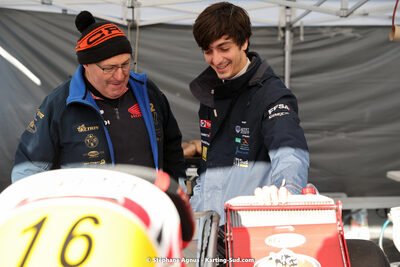 Enzo GUIBBERT, Luc PORTARIES — 04 & 05/03/2023 : 1ère manche du Championnat du Sud à Alès (photos Stéphane Agnus) 2023 — karting