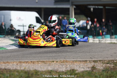 Louka MICHEL — 04 & 05/03/2023 : 1ère manche du Championnat du Sud à Alès (photos Stéphane Agnus) 2023 — karting