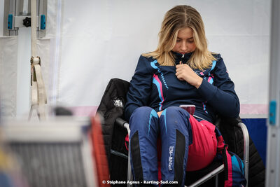 Lola POLICAND — 04 & 05/03/2023 : 1ère manche du Championnat du Sud à Alès (photos Stéphane Agnus) 2023 — karting