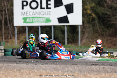 Arthur BENOIT — 04 & 05/03/2023 : 1ère manche du Championnat du Sud à Alès (photos Stéphane Agnus) 2023 — karting