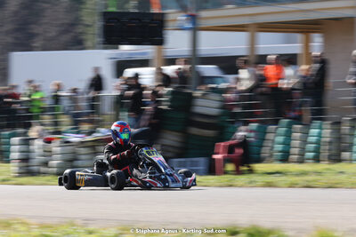 Mathieu FOURNIL — 04 & 05/03/2023 : 1ère manche du Championnat du Sud à Alès (photos Stéphane Agnus) 2023 — karting