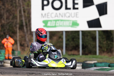 Noam PUJOL — 04 & 05/03/2023 : 1ère manche du Championnat du Sud à Alès (photos Stéphane Agnus) 2023 — karting