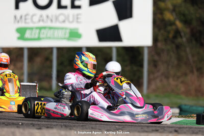 Alan LANFRAY — 04 & 05/03/2023 : 1ère manche du Championnat du Sud à Alès (photos Stéphane Agnus) 2023 — karting