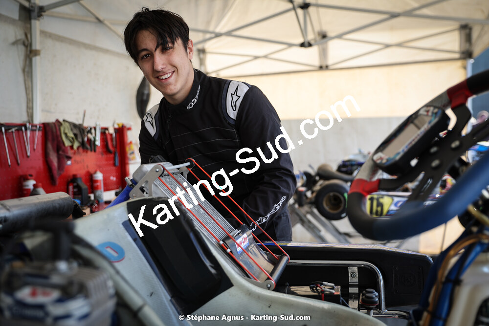 Noann ANDRES — 04 & 05/03/2023 : 1ère manche du Championnat du Sud à Alès (photos Stéphane Agnus) 2023 — karting