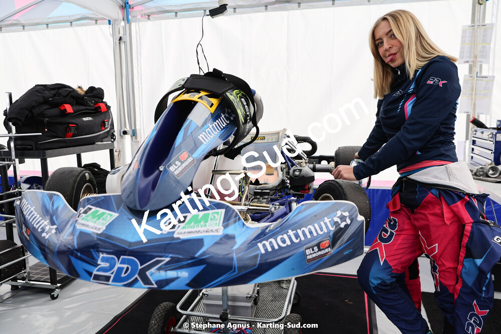 Lola POLICAND — 04 & 05/03/2023 : 1ère manche du Championnat du Sud à Alès (photos Stéphane Agnus) 2023 — karting