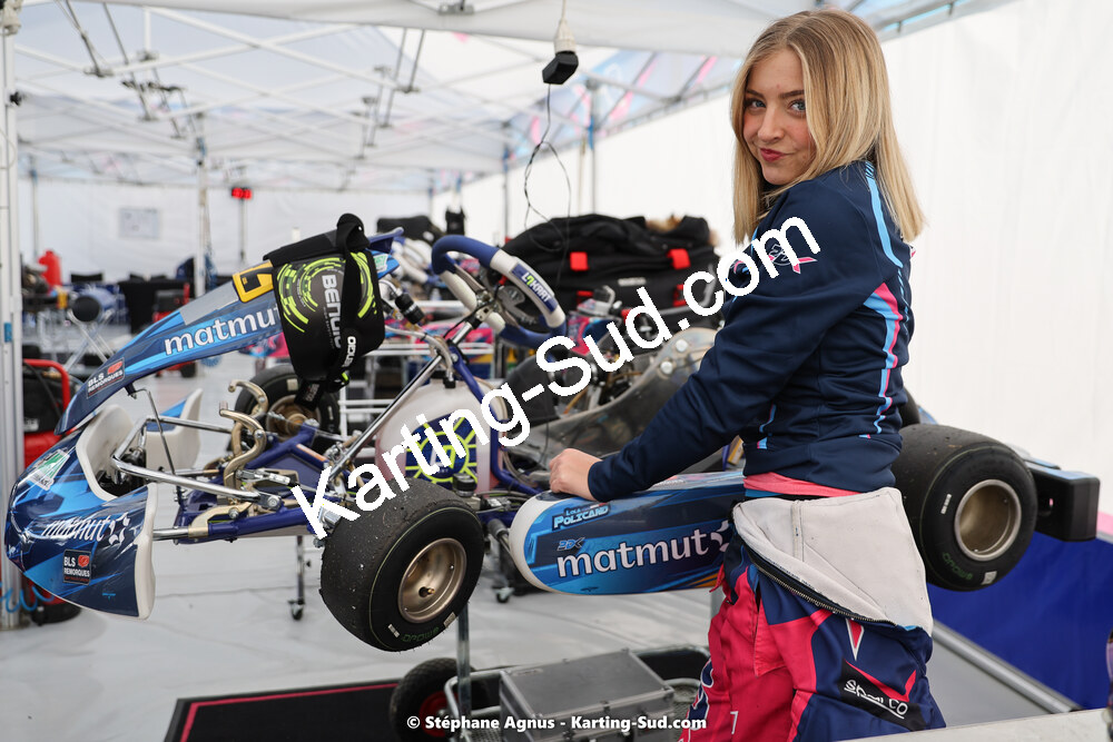 Lola POLICAND — 04 & 05/03/2023 : 1ère manche du Championnat du Sud à Alès (photos Stéphane Agnus) 2023 — karting