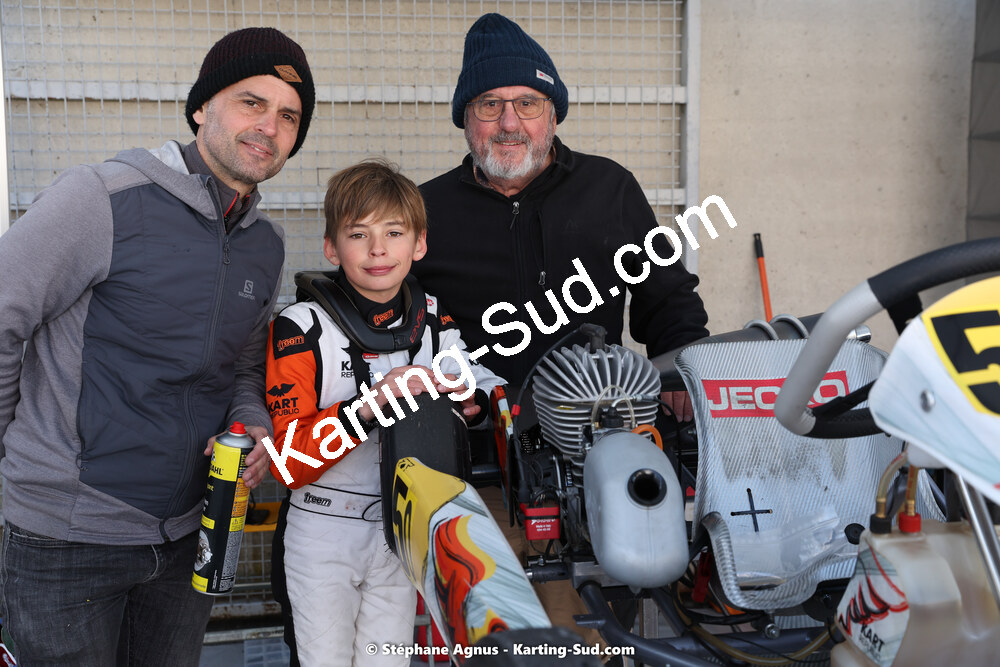 Fabien LOPEZ — 04 & 05/03/2023 : 1ère manche du Championnat du Sud à Alès (photos Stéphane Agnus) 2023 — karting