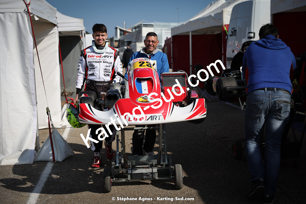 Eric CATALA, Sacha CATALA — 04 & 05/03/2023 : 1ère manche du Championnat du Sud à Alès (photos Stéphane Agnus) 2023 — karting