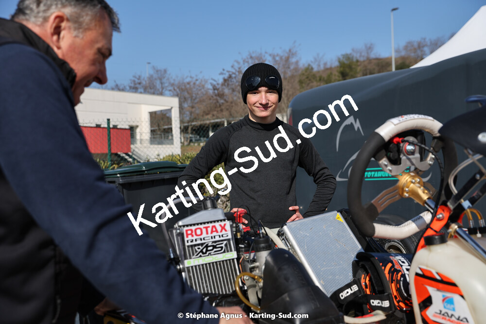 Maxime BETEILLE — 04 & 05/03/2023 : 1ère manche du Championnat du Sud à Alès (photos Stéphane Agnus) 2023 — karting