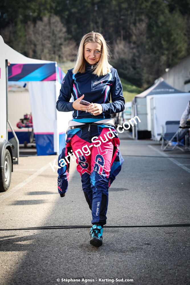 Lola POLICAND — 04 & 05/03/2023 : 1ère manche du Championnat du Sud à Alès (photos Stéphane Agnus) 2023 — karting