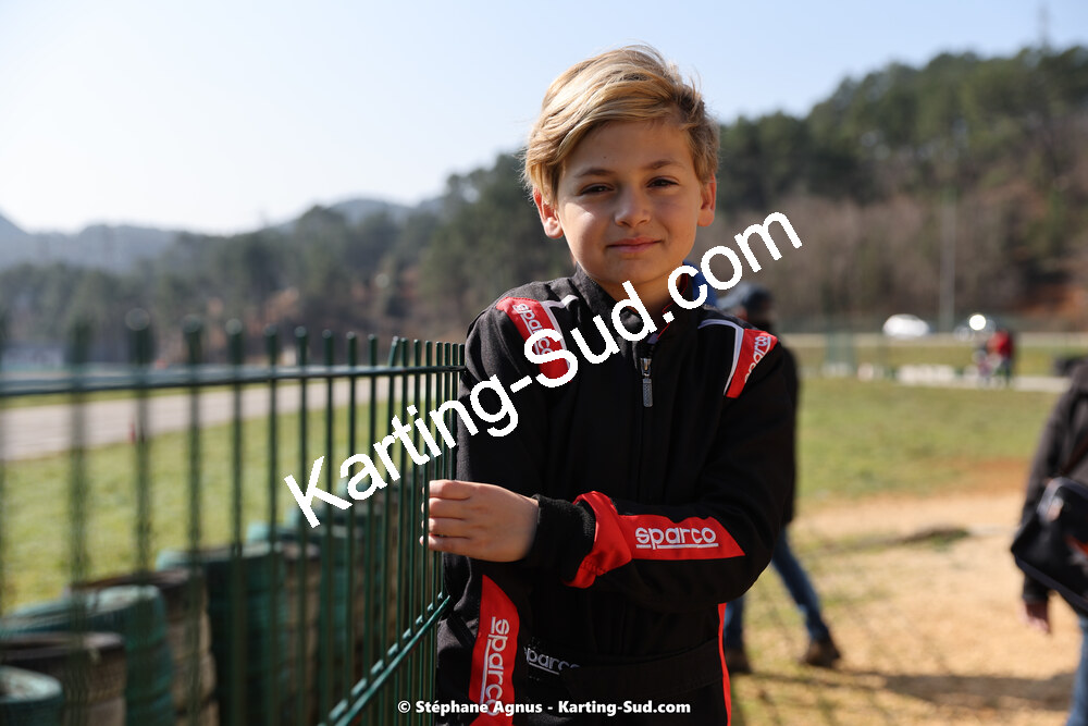 Arthur BENOIT — 04 & 05/03/2023 : 1ère manche du Championnat du Sud à Alès (photos Stéphane Agnus) 2023 — karting