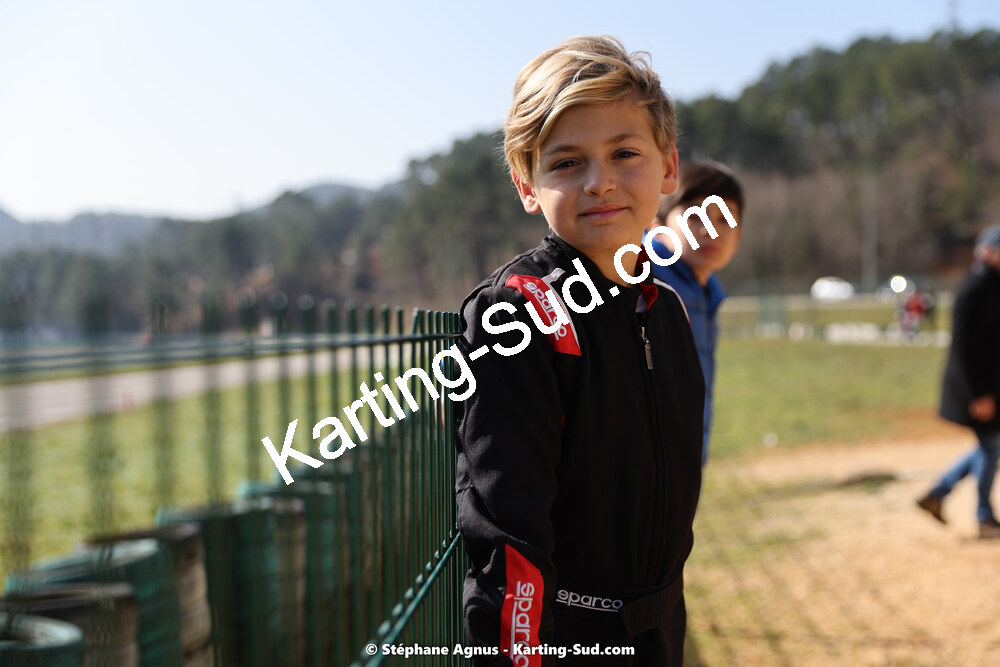 Arthur BENOIT — 04 & 05/03/2023 : 1ère manche du Championnat du Sud à Alès (photos Stéphane Agnus) 2023 — karting