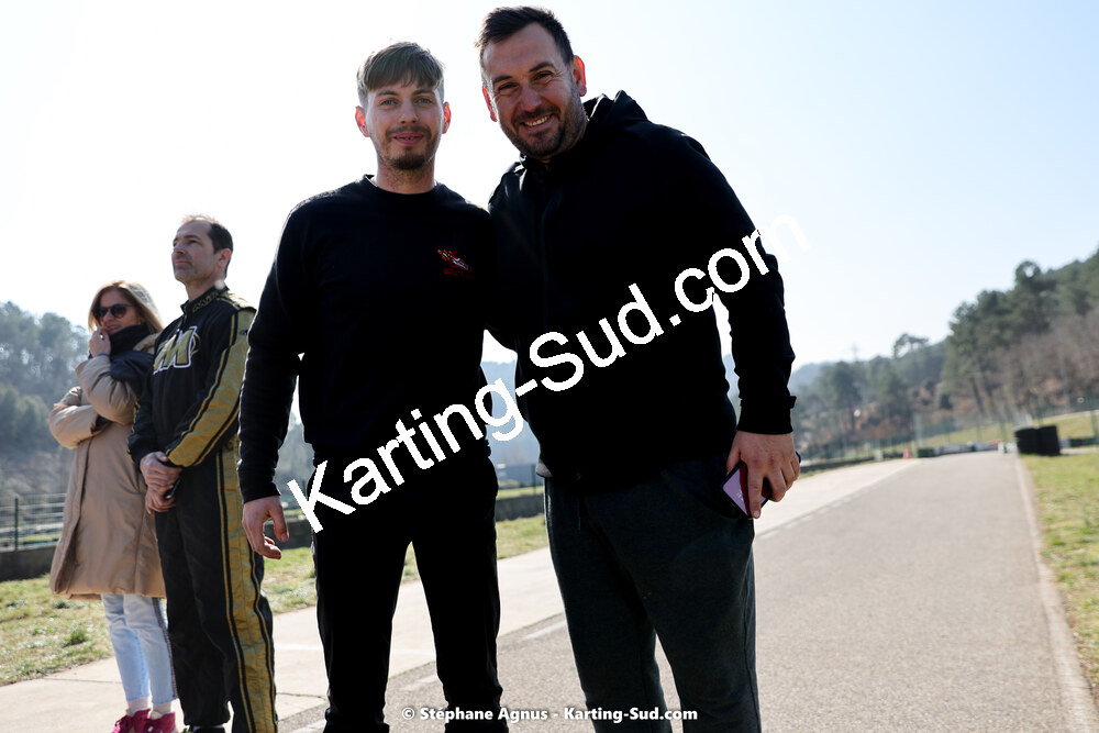 Christophe BENOIT, Yohan SOGUEL — 04 & 05/03/2023 : 1ère manche du Championnat du Sud à Alès (photos Stéphane Agnus) 2023 — karting