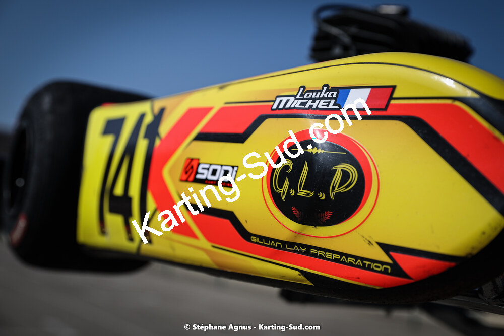 Louka MICHEL — 04 & 05/03/2023 : 1ère manche du Championnat du Sud à Alès (photos Stéphane Agnus) 2023 — karting