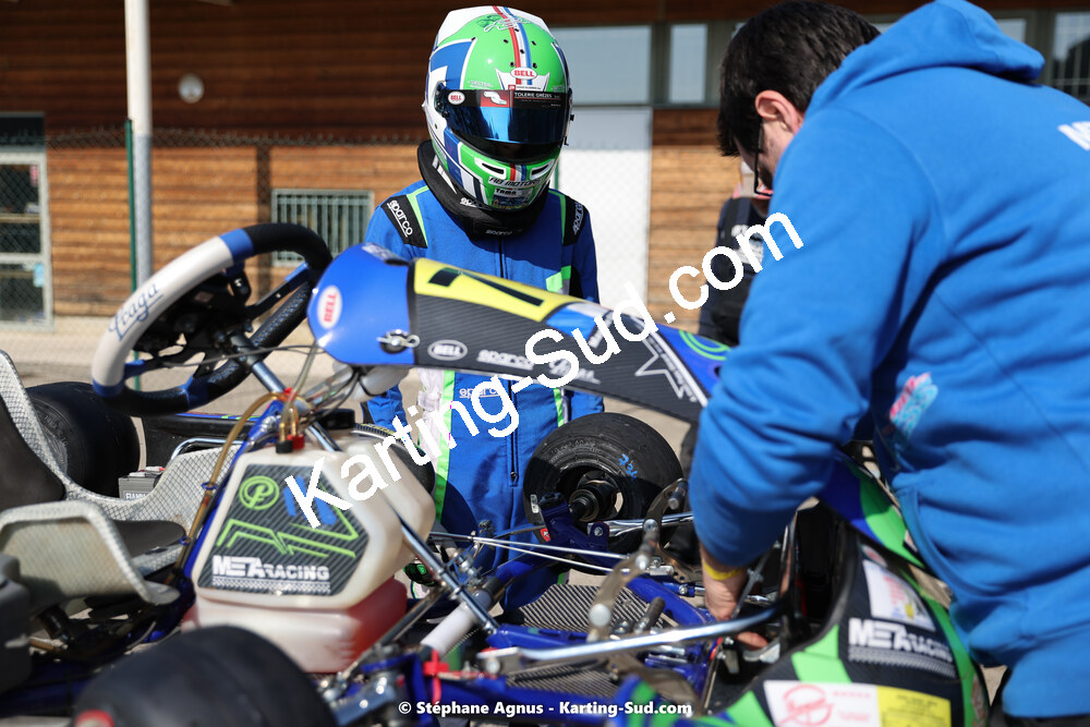 Maxime MOURGUES — 04 & 05/03/2023 : 1ère manche du Championnat du Sud à Alès (photos Stéphane Agnus) 2023 — karting