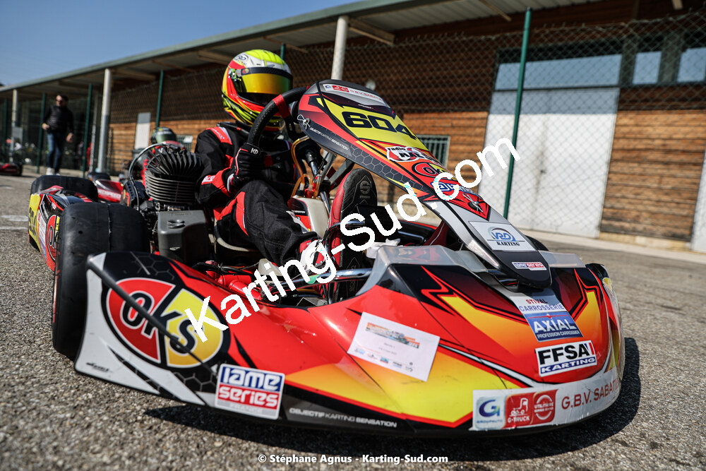 Vincent REBBERT — 04 & 05/03/2023 : 1ère manche du Championnat du Sud à Alès (photos Stéphane Agnus) 2023 — karting