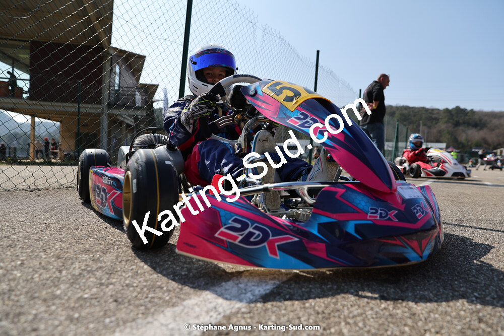 04 & 05/03/2023 : 1ère manche du Championnat du Sud à Alès (photos Stéphane Agnus) 2023 — karting