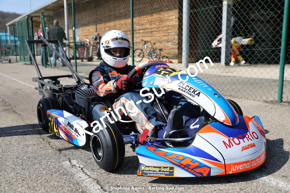 Maël BOYER — 04 & 05/03/2023 : 1ère manche du Championnat du Sud à Alès (photos Stéphane Agnus) 2023 — karting