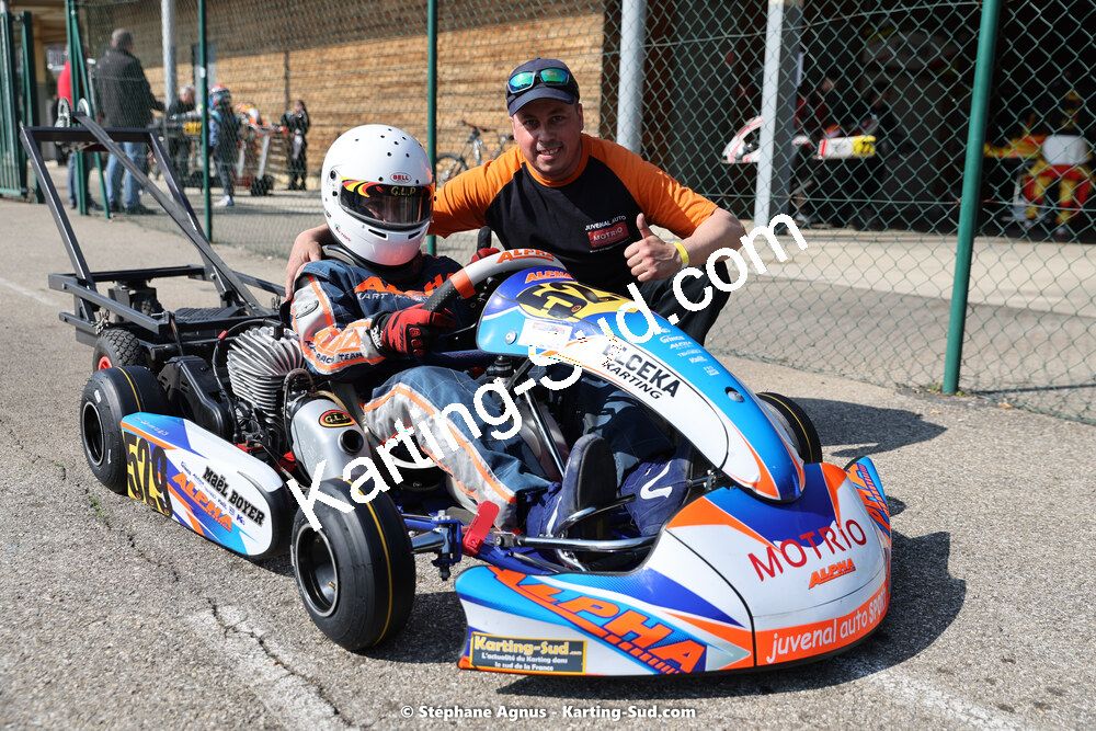 Maël BOYER — 04 & 05/03/2023 : 1ère manche du Championnat du Sud à Alès (photos Stéphane Agnus) 2023 — karting