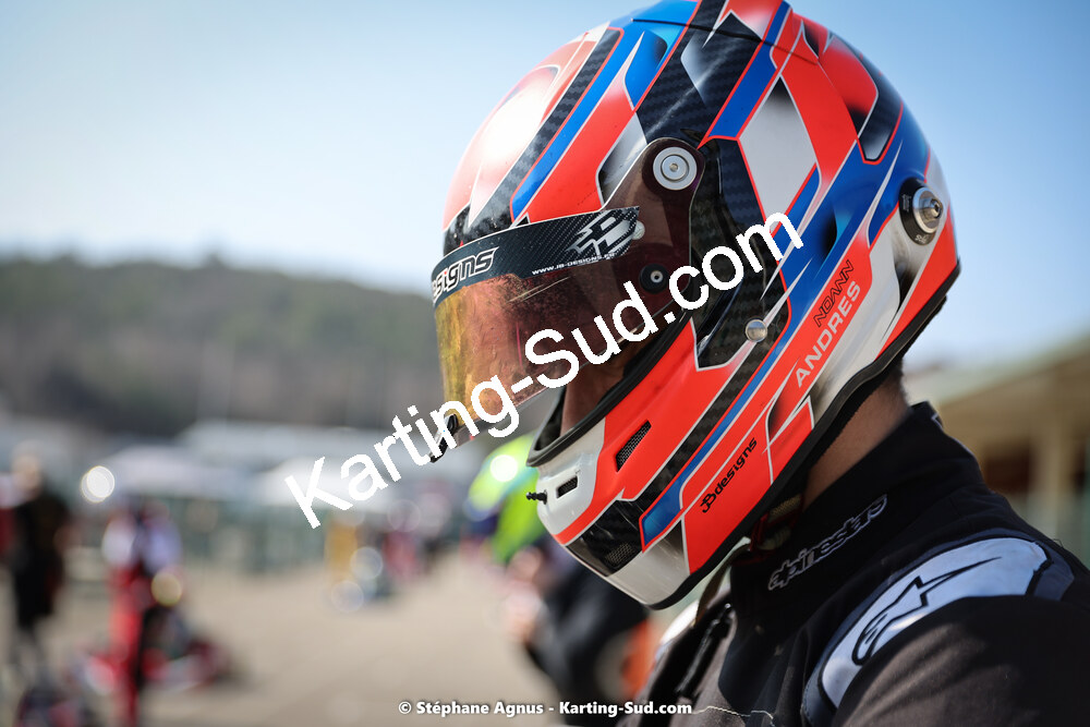 Noann ANDRES — 04 & 05/03/2023 : 1ère manche du Championnat du Sud à Alès (photos Stéphane Agnus) 2023 — karting