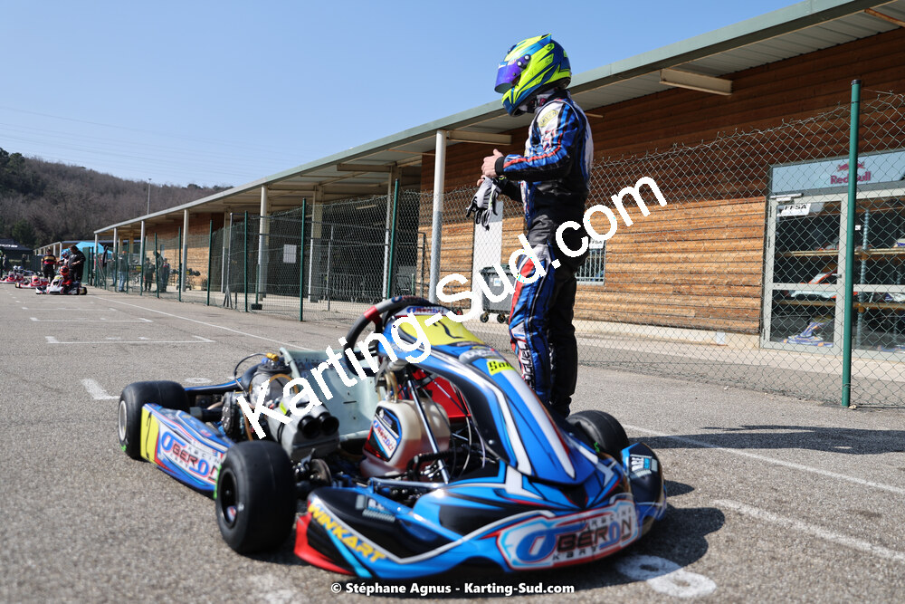 Yohan SOGUEL — 04 & 05/03/2023 : 1ère manche du Championnat du Sud à Alès (photos Stéphane Agnus) 2023 — karting