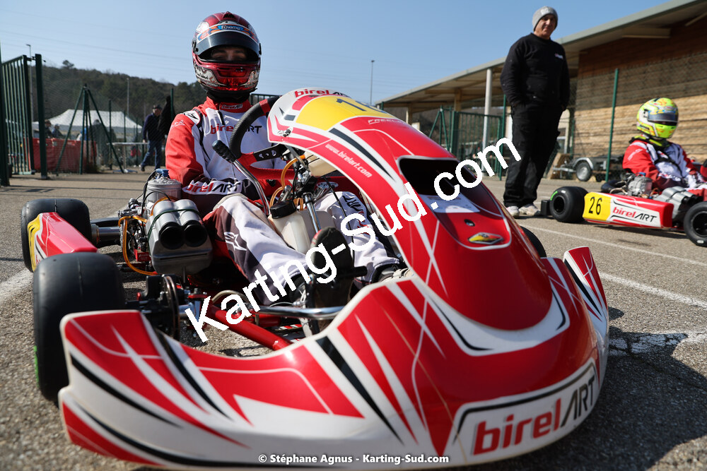 Enzo GUIBBERT — 04 & 05/03/2023 : 1ère manche du Championnat du Sud à Alès (photos Stéphane Agnus) 2023 — karting