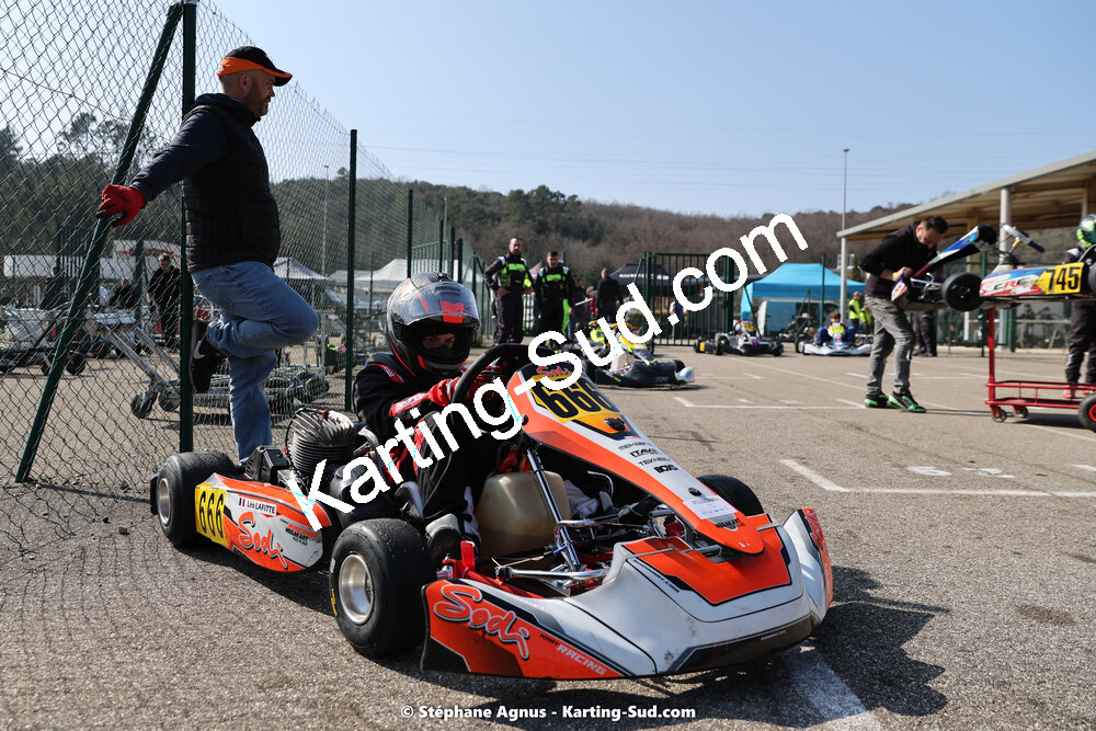04 & 05/03/2023 : 1ère manche du Championnat du Sud à Alès (photos Stéphane Agnus) 2023 — karting