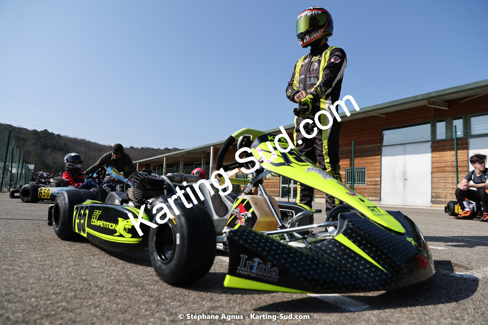 Colyn TETUA — 04 & 05/03/2023 : 1ère manche du Championnat du Sud à Alès (photos Stéphane Agnus) 2023 — karting