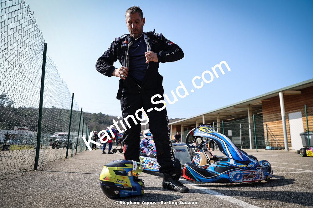 Sébastien ANDRES — 04 & 05/03/2023 : 1ère manche du Championnat du Sud à Alès (photos Stéphane Agnus) 2023 — karting