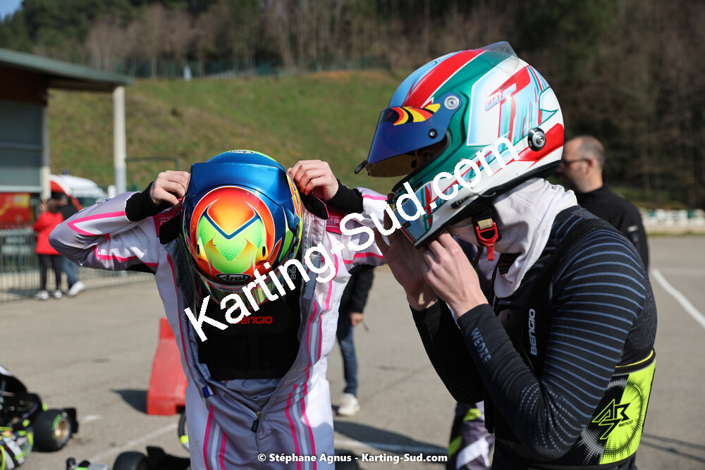 Ethan GIALDINI — 04 & 05/03/2023 : 1ère manche du Championnat du Sud à Alès (photos Stéphane Agnus) 2023 — karting