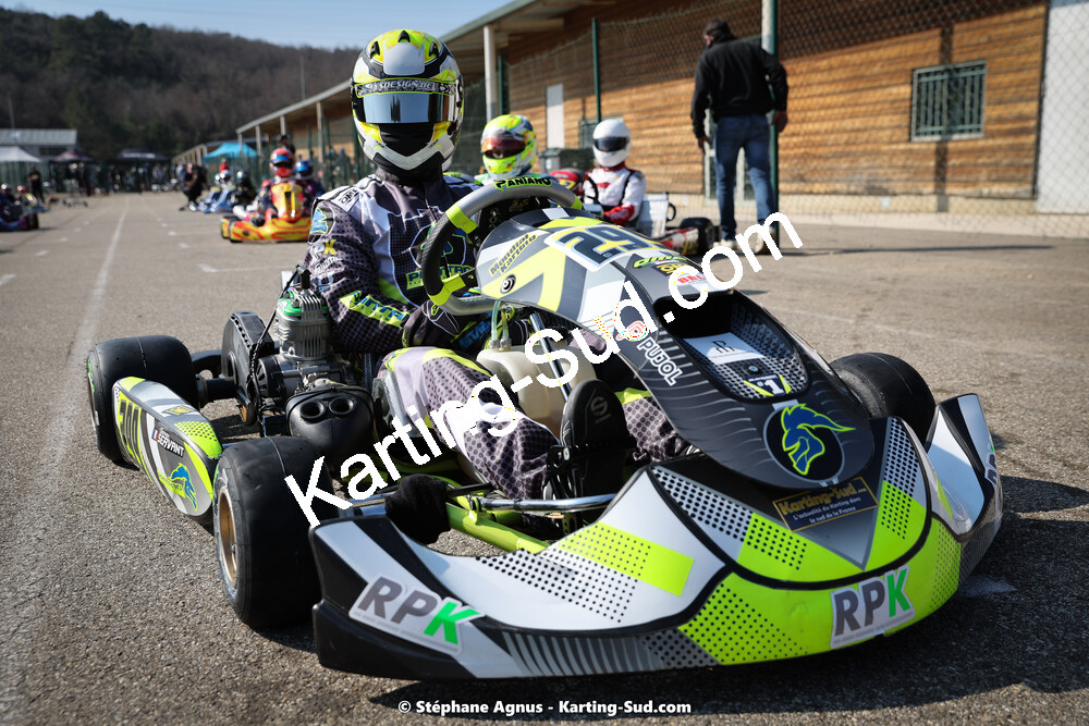 04 & 05/03/2023 : 1ère manche du Championnat du Sud à Alès (photos Stéphane Agnus) 2023 — karting
