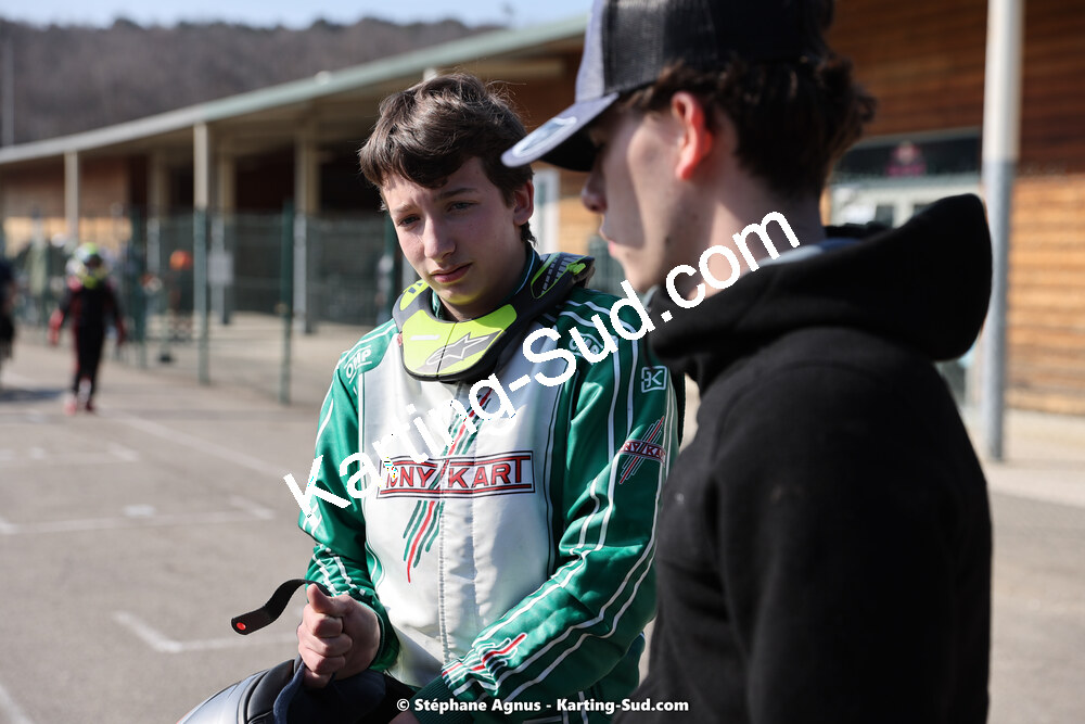 Dorian POLI — 04 & 05/03/2023 : 1ère manche du Championnat du Sud à Alès (photos Stéphane Agnus) 2023 — karting